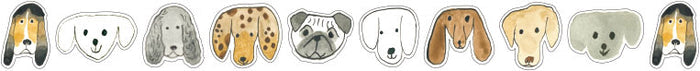 Classiky | Pegatinas en Rollo Toranekobonbon Dog 30mm