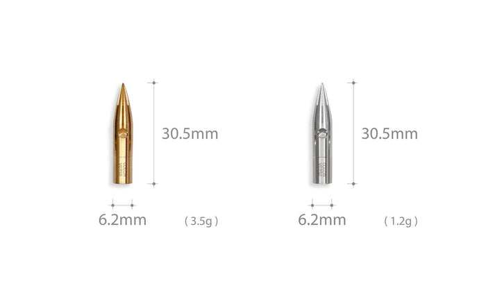 Colorverse Shuttle Dip Pen Nib - Brass