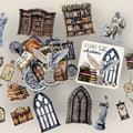 CoraCreaCrafts Academia Sticker Tin Box