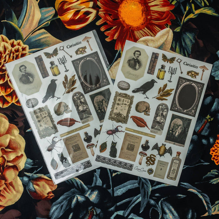 CoraCreaCrafts Curiosities Sticker Sheet
