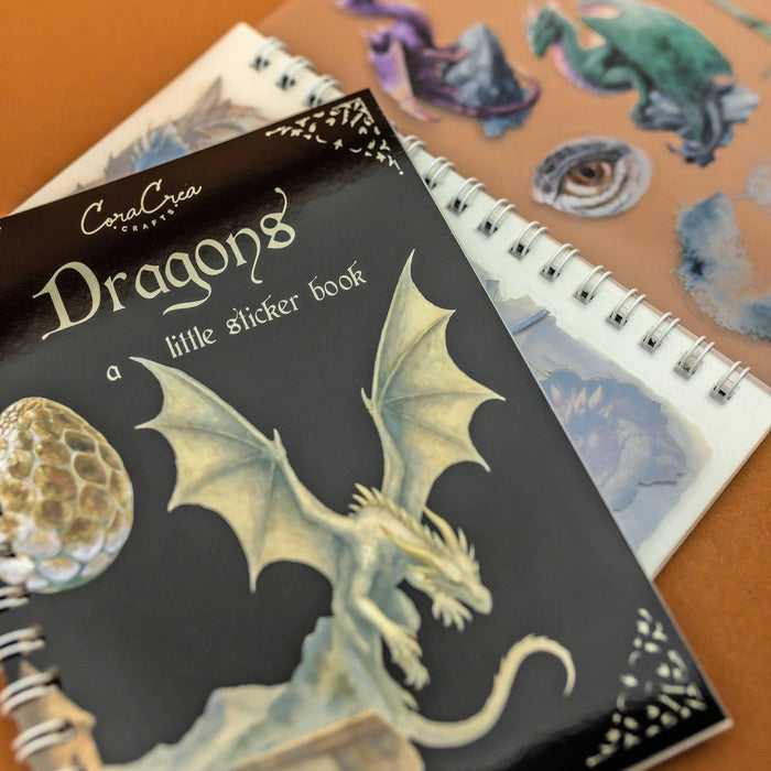 CoraCreaCrafts Dragons Sticker Book