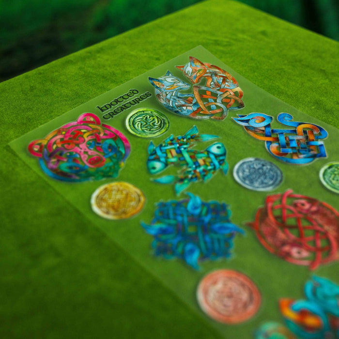 CoraCreaCrafts Knotted Creatures Sticker Sheet