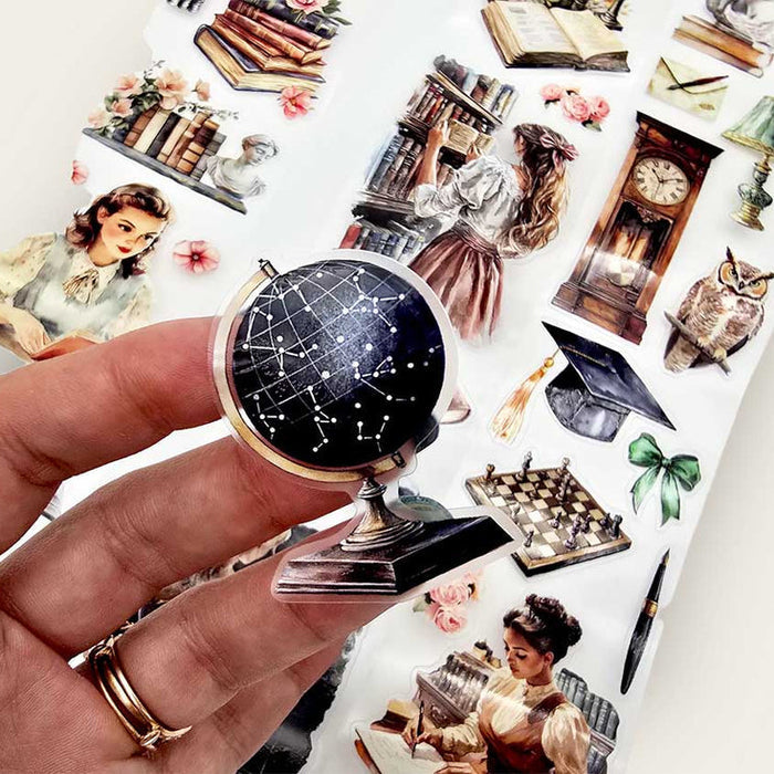 CoraCreaCrafts Light Academia Transparent Tape