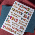CoraCreaCrafts Magazine Letters Sticker Sheet