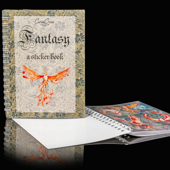 Atlas Stationers - CoraCreaCrafts Sticker Book - Fantasy - Stickers - Image 2
