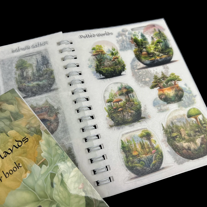 Atlas Stationers - CoraCreaCrafts Sticker Book - Mystical Woodlands - Stickers - Image 2
