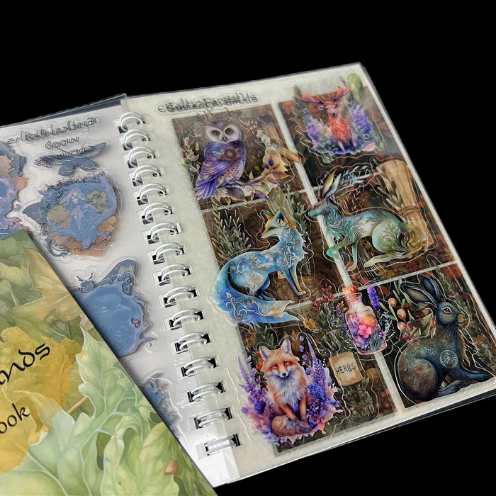Atlas Stationers - CoraCreaCrafts Sticker Book - Mystical Woodlands - Stickers - Image 4