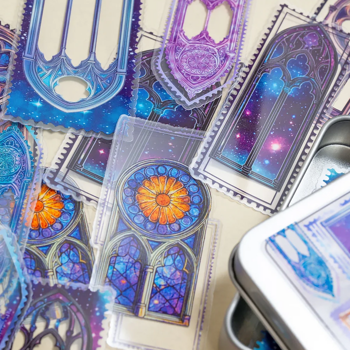 Atlas Stationers - CoraCreaCrafts Sticker Box - Fantasy Windows - Stickers - Image 3