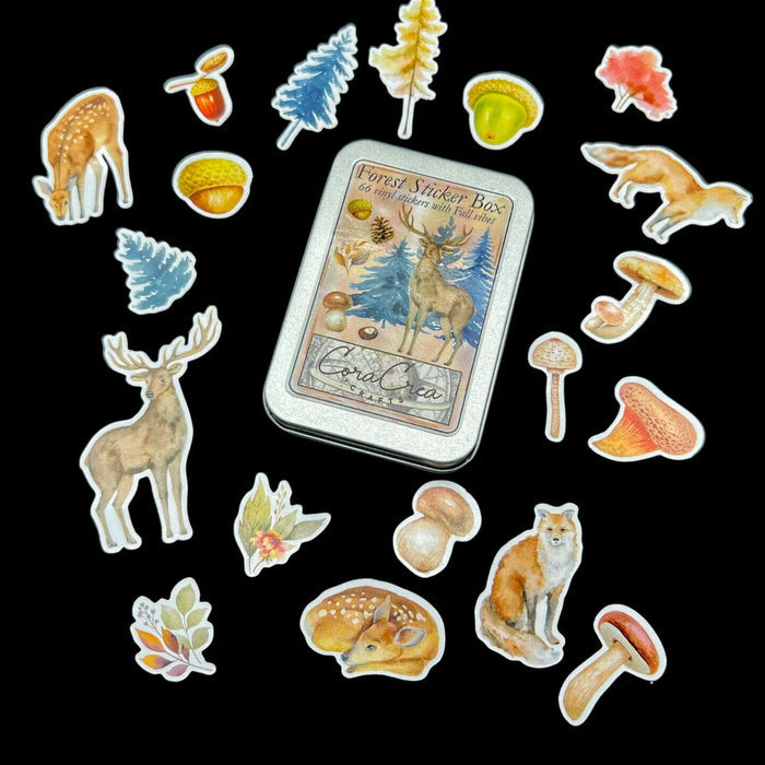 Atlas Stationers - CoraCreaCrafts Sticker Box - Forest - Stickers - Image 2
