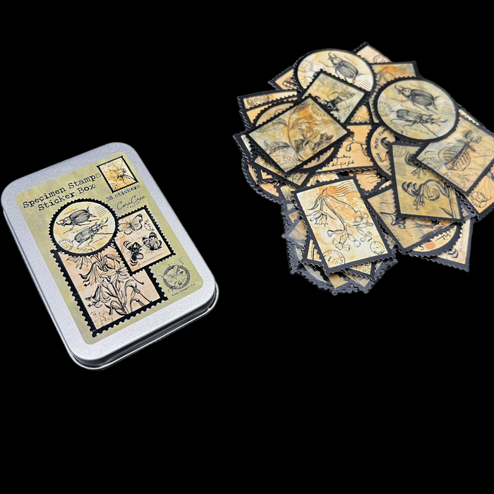 Atlas Stationers - CoraCreaCrafts Sticker Box - Specimen Stamps - Stickers - Image 2