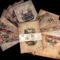 Atlas Stationers - CoraCreaCrafts Sticker & Paper Set - Postal - Stickers