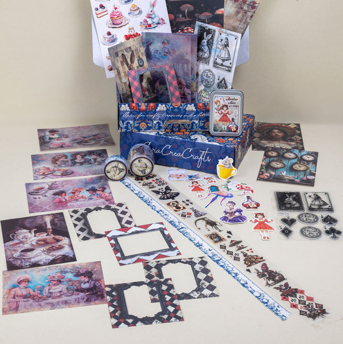 Atlas Stationers - CoraCreaCrafts Tea Party/Alice Box - Stickers - Image 2
