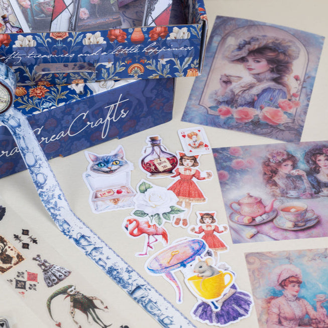 Atlas Stationers - CoraCreaCrafts Tea Party/Alice Box - Stickers - Image 3