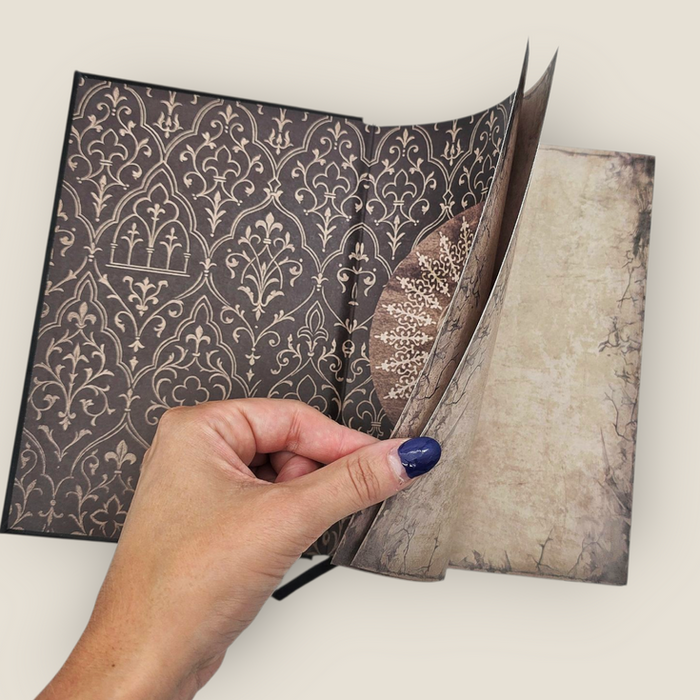 CoraCreaCrafts The Dark Scriptorium Notebook