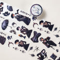CoraCreaCrafts Washi Tape - Transparent - Victorian Gothic