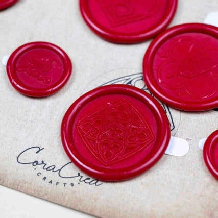 CoraCreaCrafts Writer's Collection - Premade Wax Seals