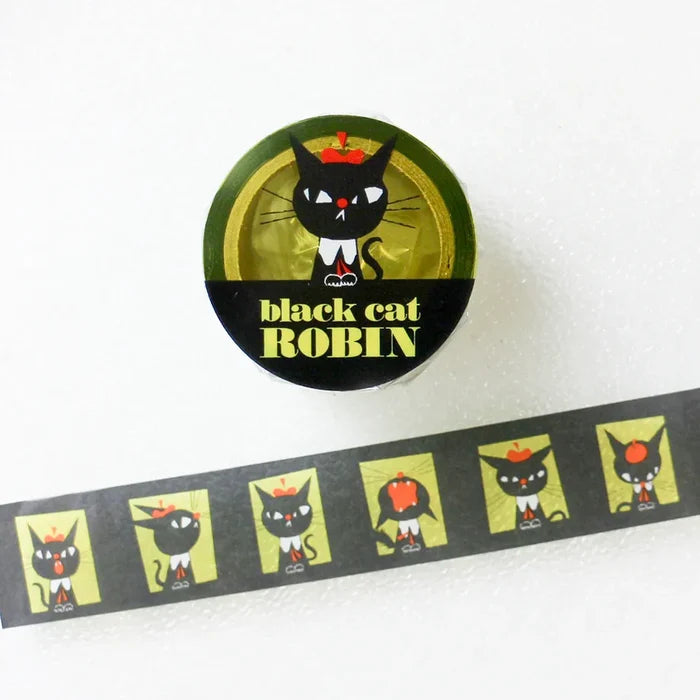 Cozyca | Kuroneko Design Washi Tape A Hundred Faces