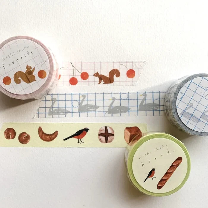 Cozyca | Nishi Shuku Washi Tape Bread