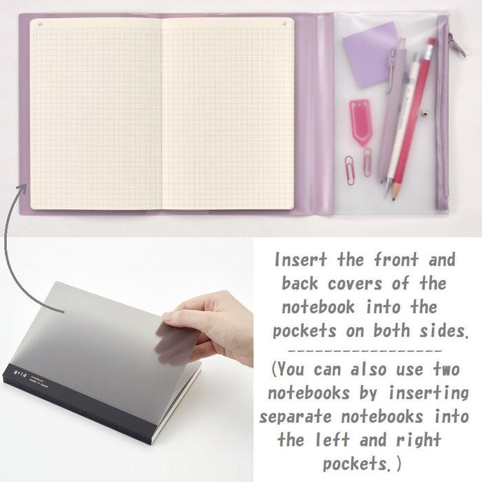 Daigo | Funda Estuche de Plástico Isshoni B6 Beige