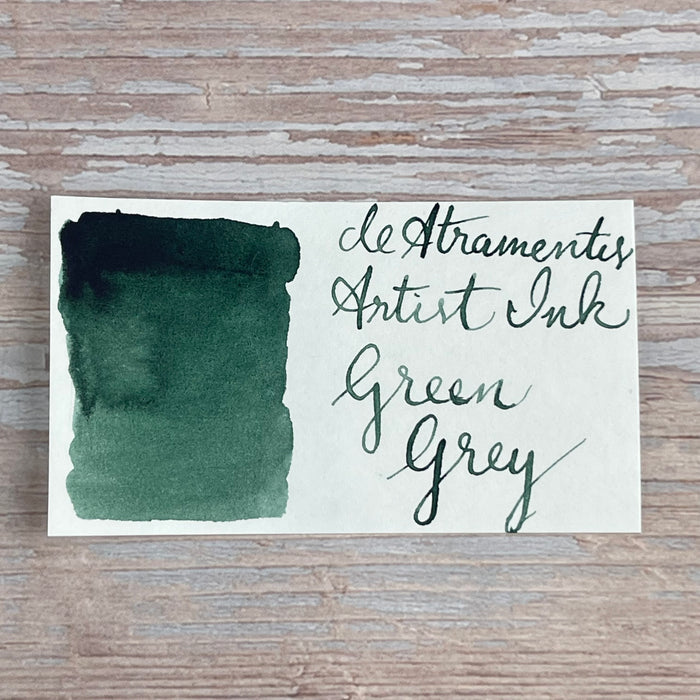 De Atramentis Artist Green Grey - 50ml Bottled ink