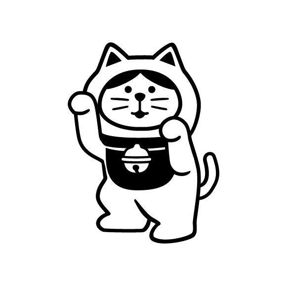 Decole | Sello Fukumono Maneki Neko White