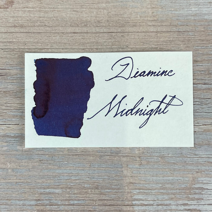 Diamine Midnight - 80ml Bottled Ink