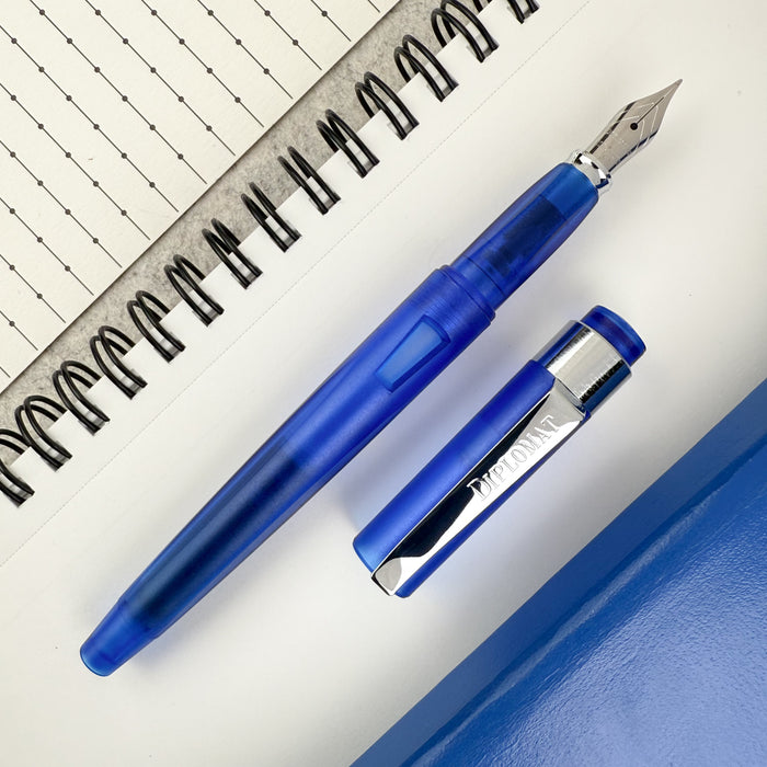 Diplomat Magnum Fountain Pen - Demo Blue