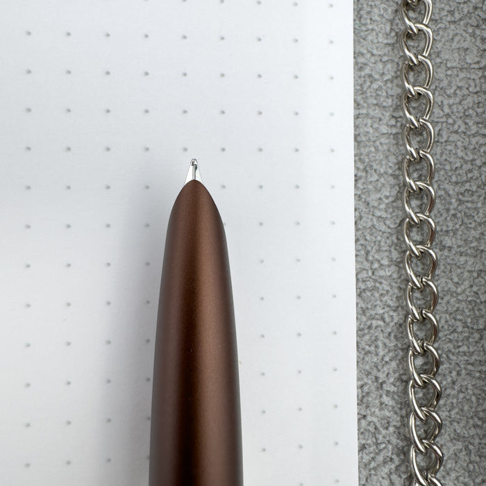 Diplomat Viper Fountain Pen - Brown Guilloche