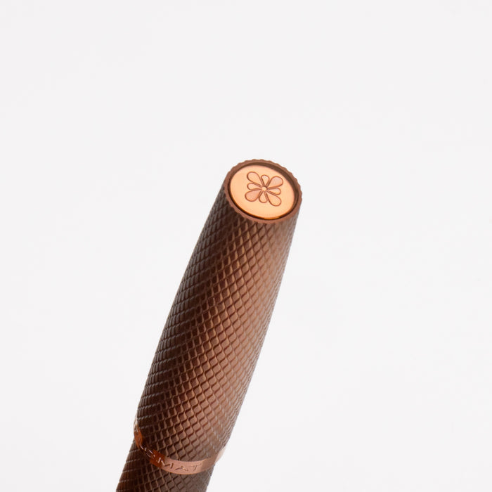 Diplomat Viper Fountain Pen - Brown Guilloche