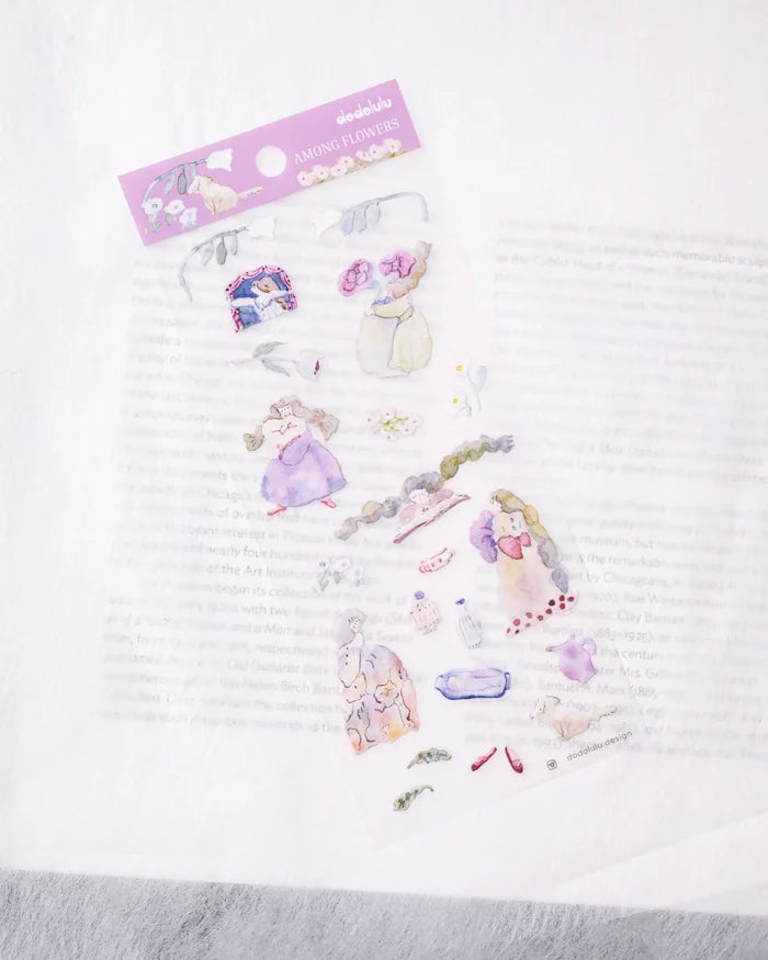 Dodolulu | Pegatinas Matte Among Flowers