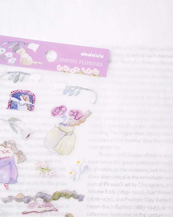 Dodolulu | Pegatinas Matte Among Flowers