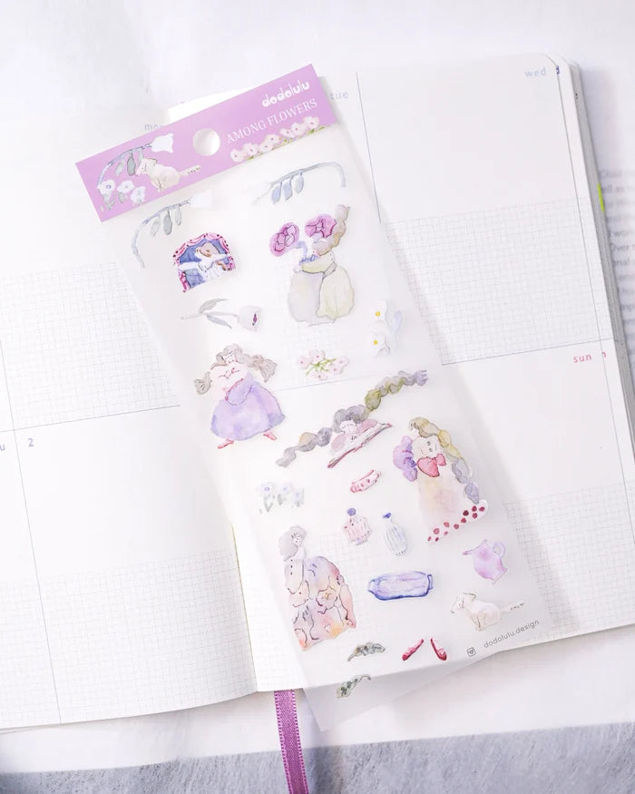 Dodolulu | Pegatinas Matte Among Flowers