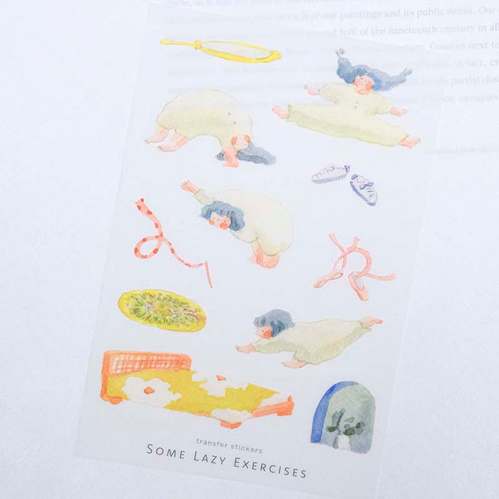 Dodolulu | Pegatinas Transferibles Some Lazy Exercises