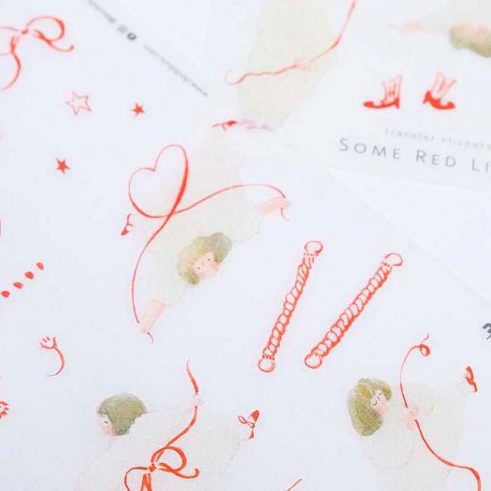 Dodolulu | Pegatinas Transferibles Some Red Lines