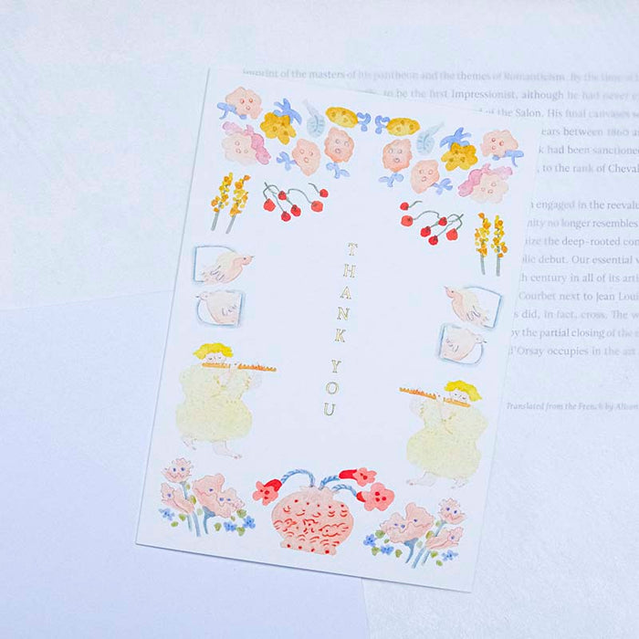 Dodolulu | Tarjeta de Agradecimiento Flute