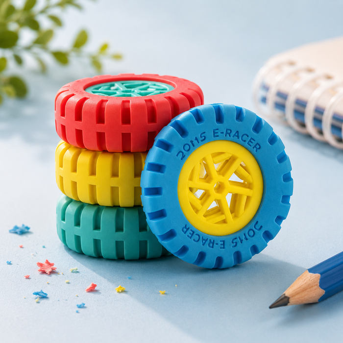 DOMS E-Racer Mini Erasers | Pack of 5