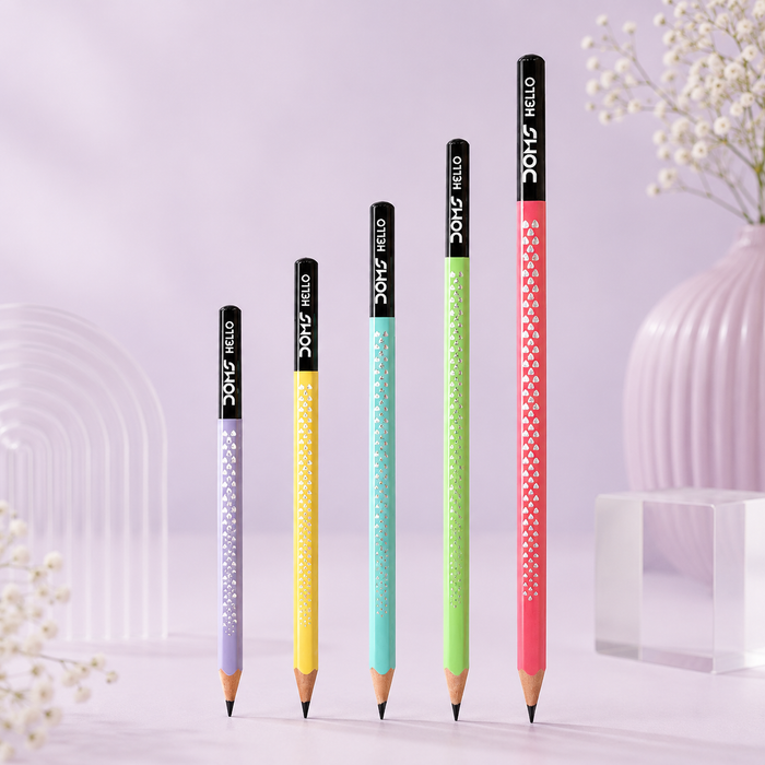 DOMS Hello X-Tra Super Dark Graphite Pencils