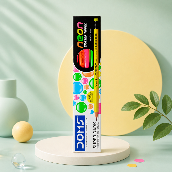 DOMS Neon Pencils | Pack of 10
