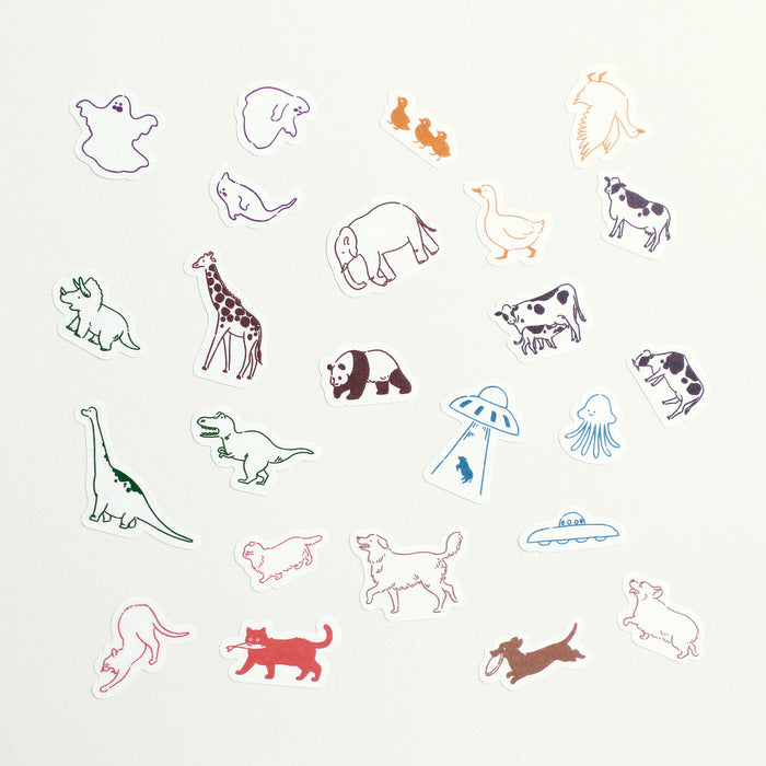 EL COMMUN Ah La La Flake Stickers - Aliens