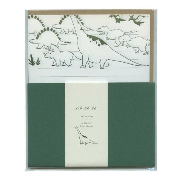 EL COMMUN Ah La La Letter Set - Dinosaurs