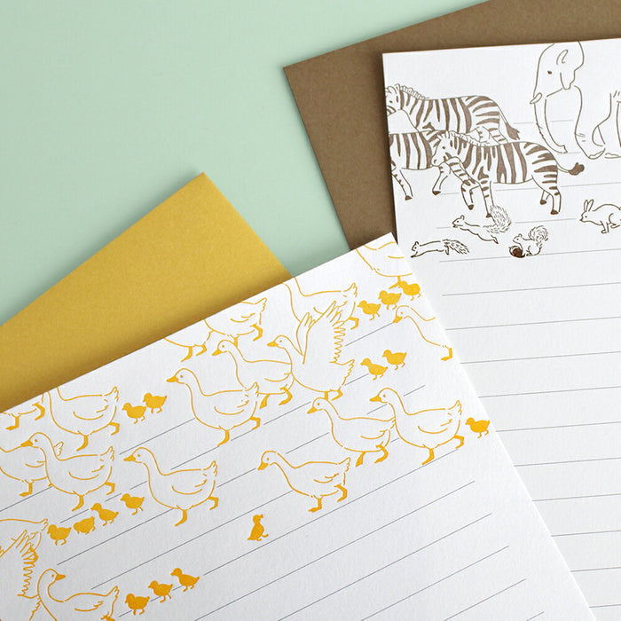 EL COMMUN Ah La La Letter Set - Ducks