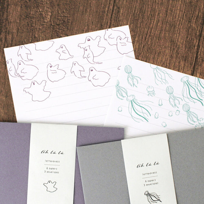 EL COMMUN Ah La La Letter Set - Jellyfish