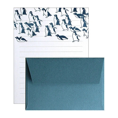 EL COMMUN Ah La La Letter Set - Penguins