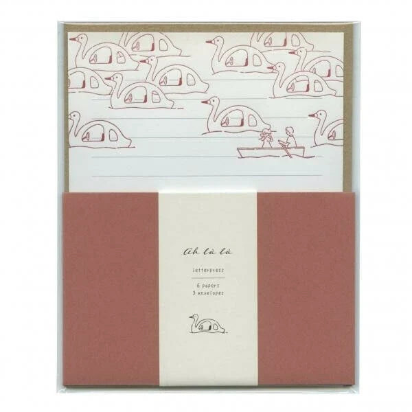 EL COMMUN Ah La La Letter Set - Swan Boat
