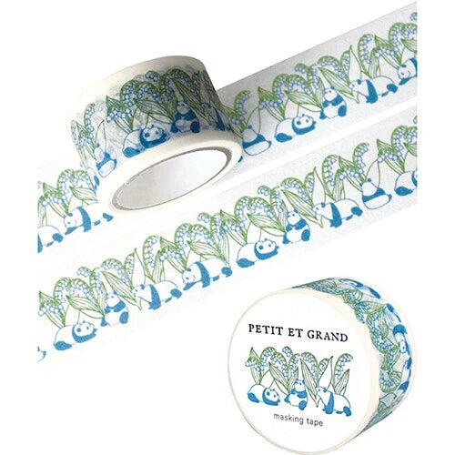 EL COMMUN Petit et Grand Masking Tape - Panda