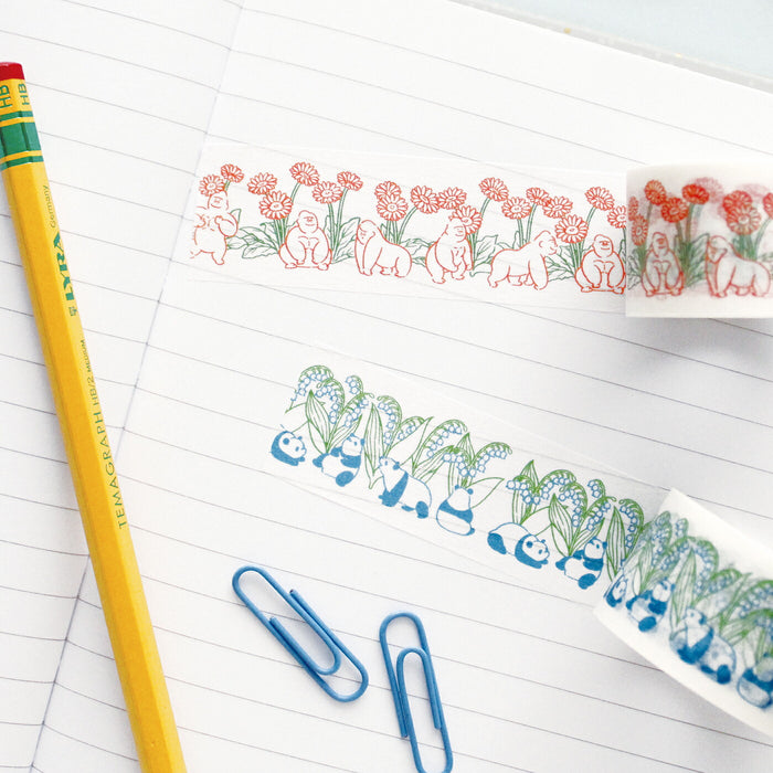 EL COMMUN Petit et Grand Masking Tape - Panda