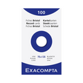 Exacompta Index Cards - 3" x 5" - Blank