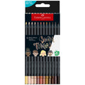 Faber-Castell Black Edition Skin tones Color Pencils - 12 pack