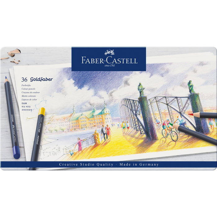 Faber-Castell Goldfaber Color Pencils - 36 pack | Atlas Stationers.
