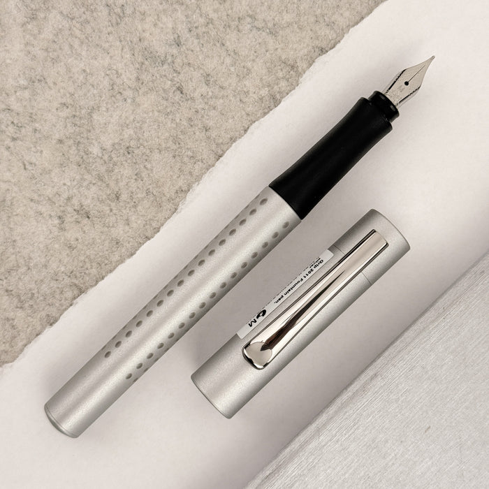 Faber-Castell Grip 2011 Fountain Pen - Silver